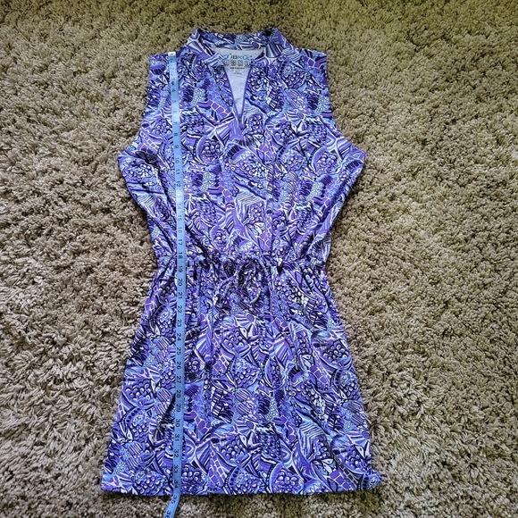 IBKUL Sleeveless Drawstring Dress - Picture 7 of 11